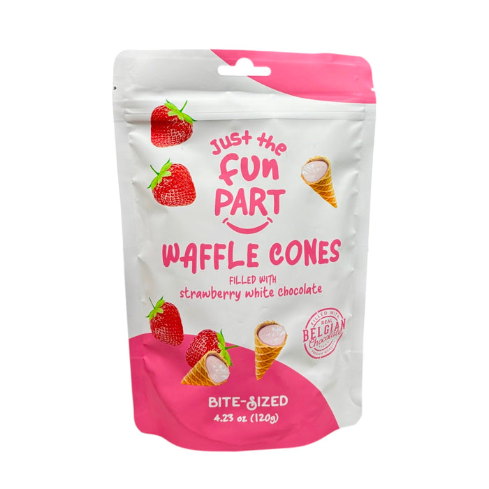 Fp Waffle Cones Strwbry White Choc4.23Oz