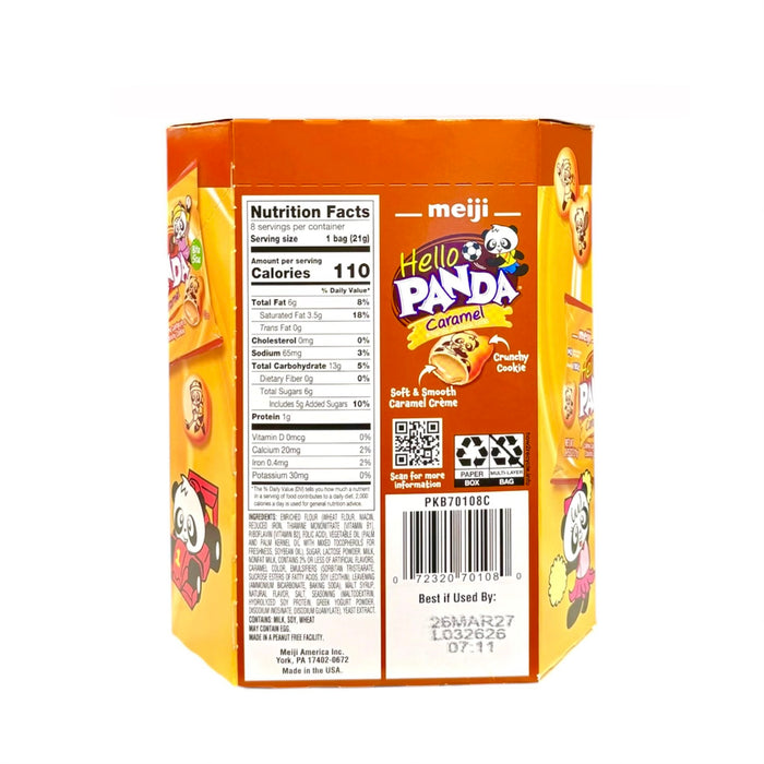 Meiji Hello Panda Caramel 6oz