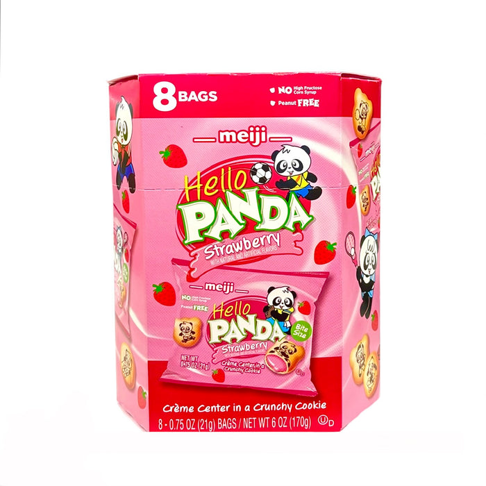 Meiji Hello Panda Strawnerry 6Oz