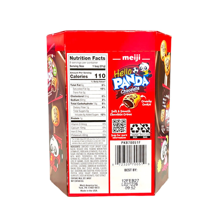 Meiji Hello Panda Chocolate 6Oz