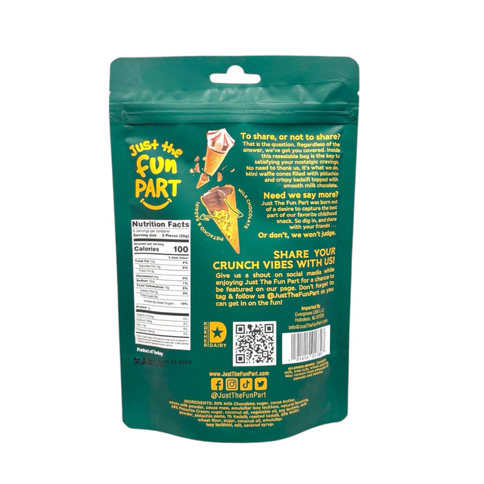 Fp Chocolate Waffle Dubai Cones 4.23Oz