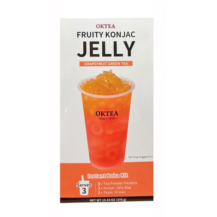 Oktea Jelly Grapefruit Green Tea  378G