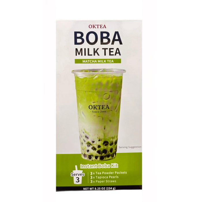 Oktea Boba Matcha Milk Tea 234G