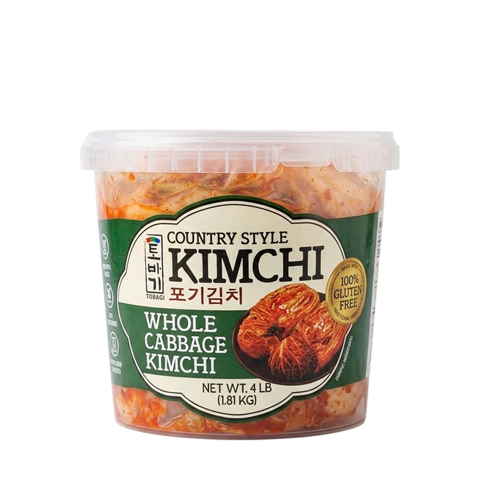 Tobagi Country Style Whole Cabbage Kimchi 4lbs