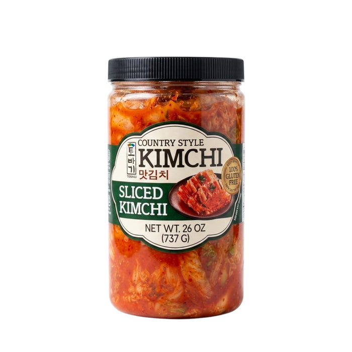Tobagi Country Style Sliced Kimchi 26oz (737g)