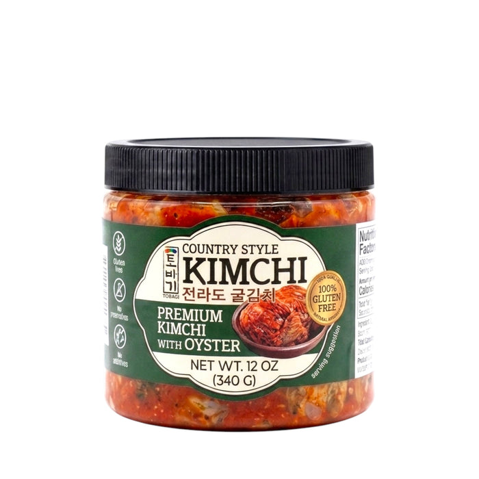 Tobagi Country Style Premium Kimchi with Oyster 12oz