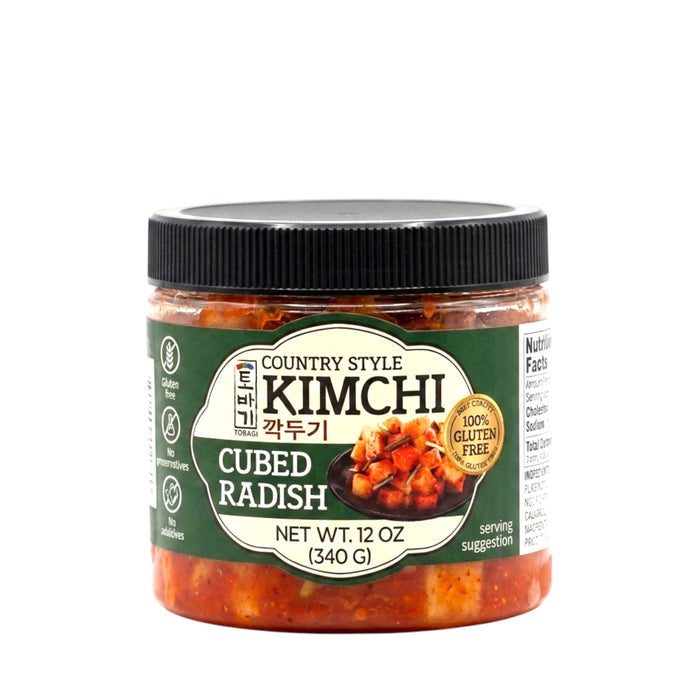 Tobagi Country Style Cubed Radish Kimchi 12oz