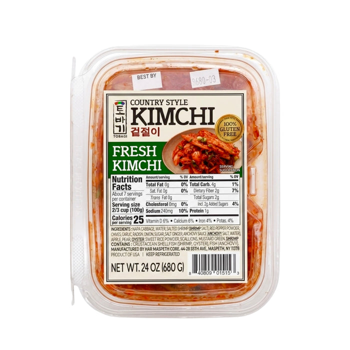 Tobagi Country Style Fresh Kimchi 24oz