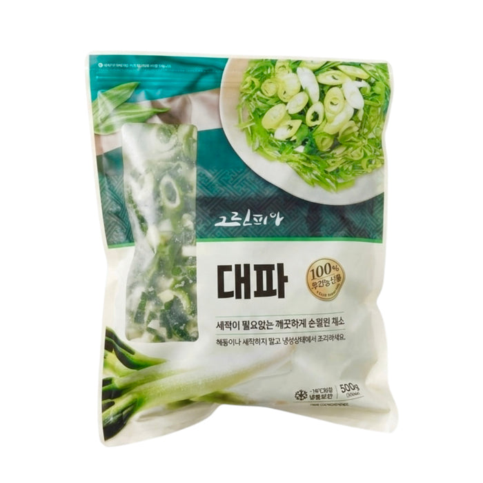 G. Kor Frozen Sliced Green Onion 500G