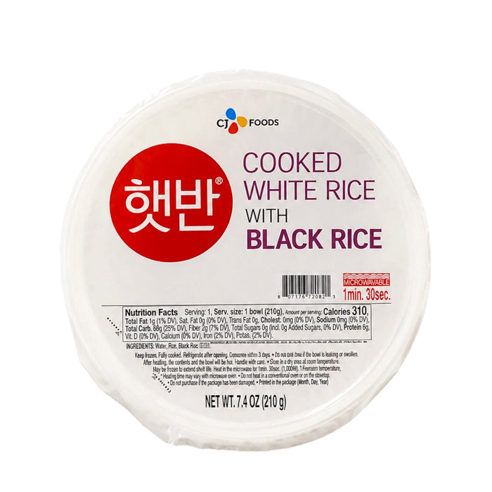 Cj Cooked Rice With Black Rice 210G