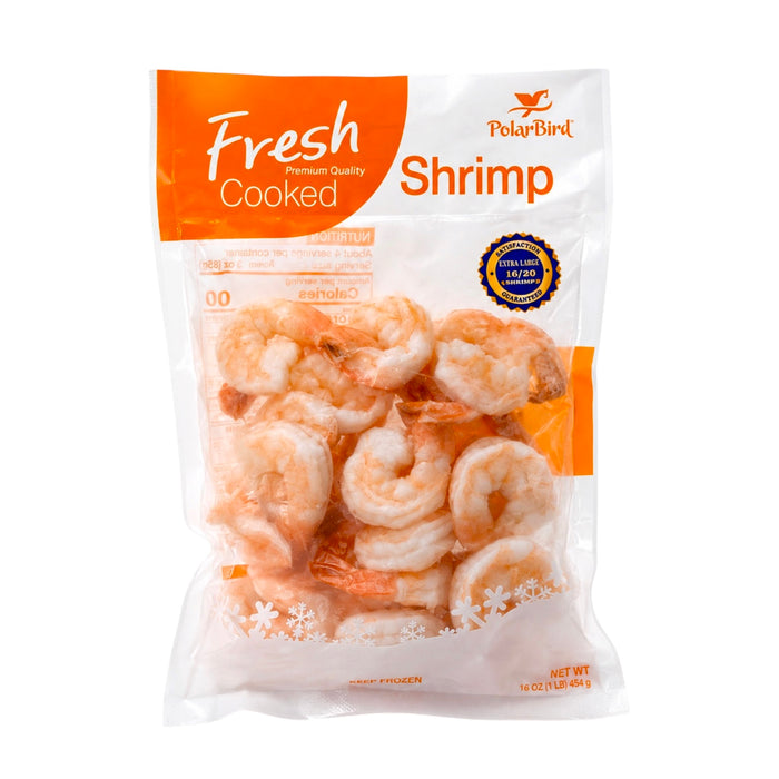 Pb 16/20 Cooked Shrimp 1Lb