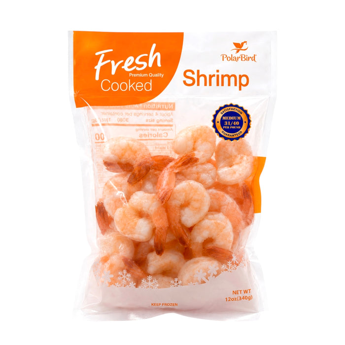 Pb 31/40 White Cooked Shrimp 12Oz