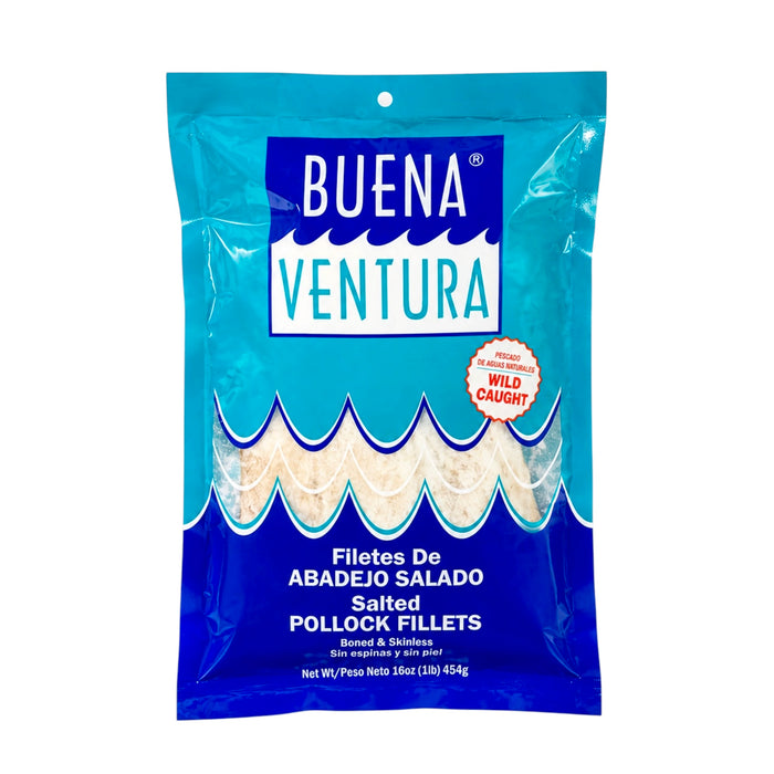 Buena Ventura Salted Pollock Fillets 1Lb