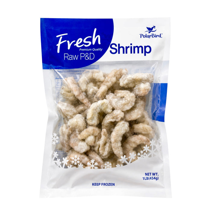 Polarbird 41-50 White Shrimp Raw  1Lb