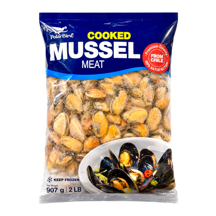 Polarbird Frozen Cooked Mussel Meat 2Lb