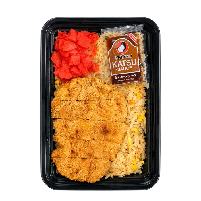 Pork Cutlet Fried Rice with Microwave(3-4Min)