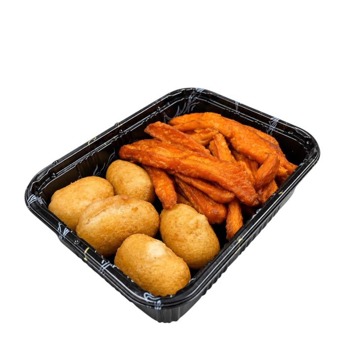 Mini Corn Dog Chicken Fried Sweet Potato