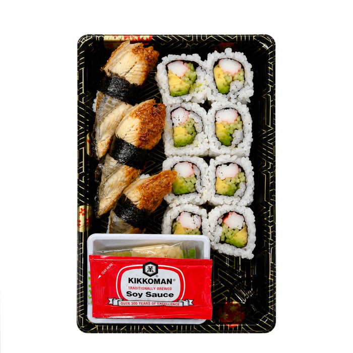 Onda Sushi California Roll & Eel Nigiri Roll