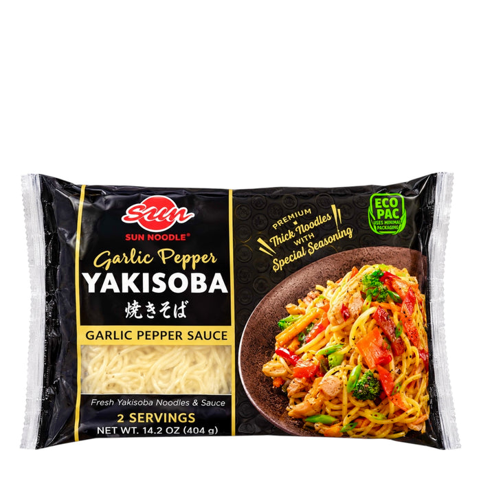 Sun Noodle Yakisoba Garlic Pepper 14.3Oz