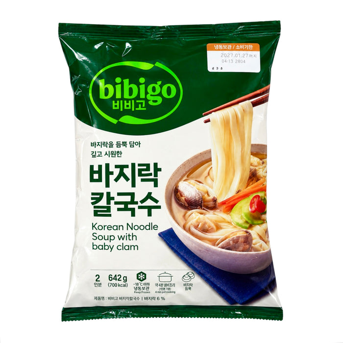 Cj Bibigo Clam Noodle Soup 22.65Oz