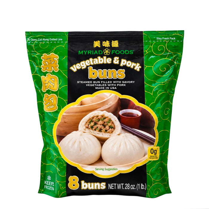 Myriad Vegetable Pork Buns 28oz