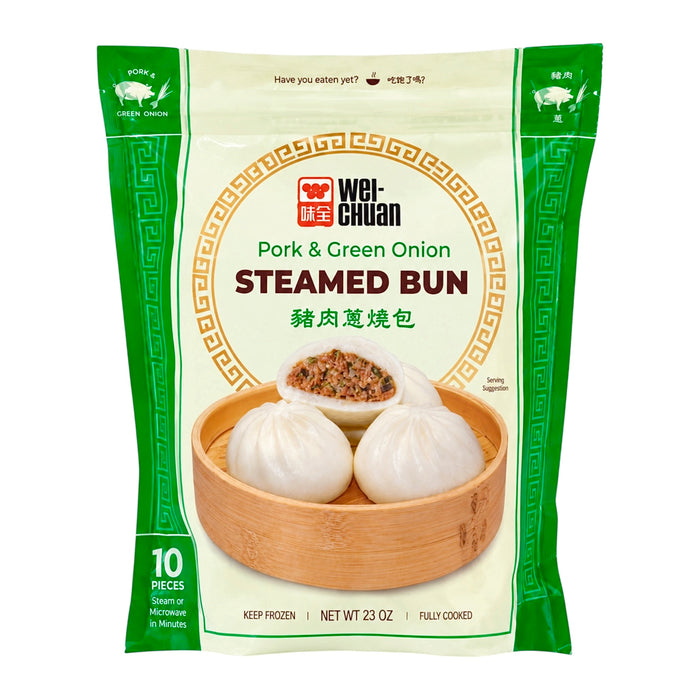 W.Chuan Porkgreen Onion Steamed Bun 23Oz