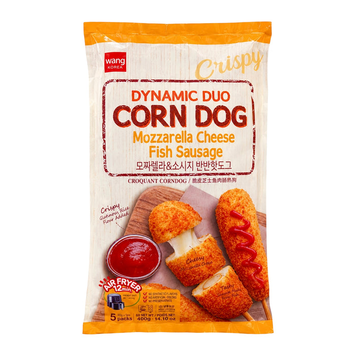 Wang Mozzarella & Fish Corndog 400G