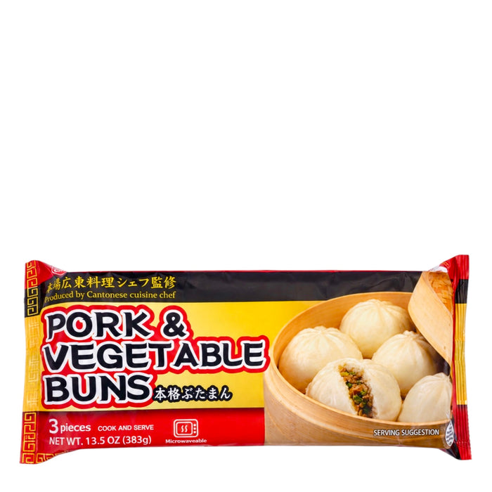 Sk Pork&Vegetable Buns 3/13.5Oz