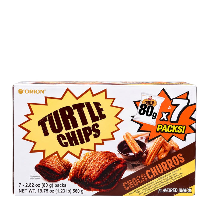 Oro Turtle Chips Choco Churros 7Pack