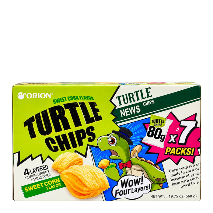 Orion Turtle Chips Cornsoup Multi 7Pack