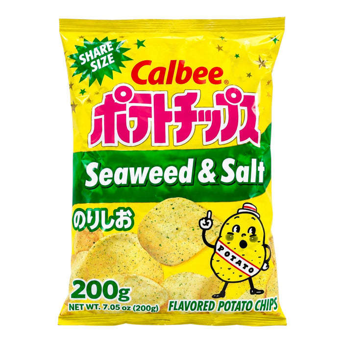 Calbee Seaweed & Salt Potato Chips 7.5oz