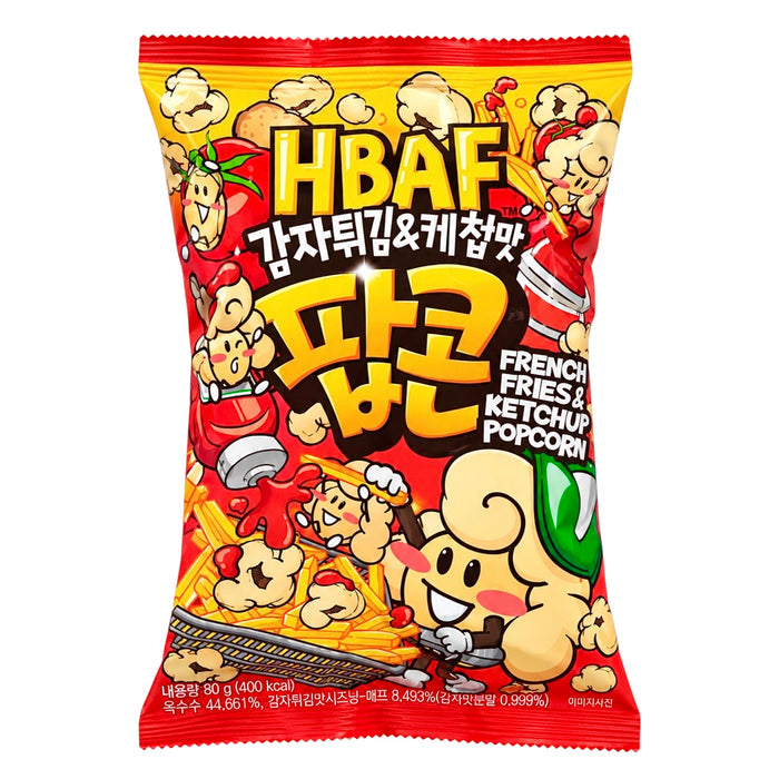 Hbaf French Fries Ketchup Popcorn 80g