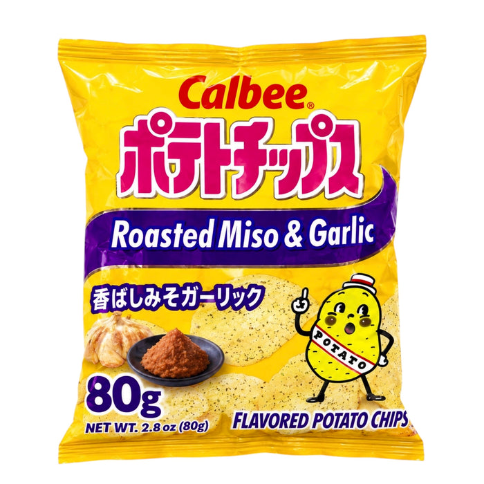 Calbee Potato Roasted Miso&Garlic 2.8Oz