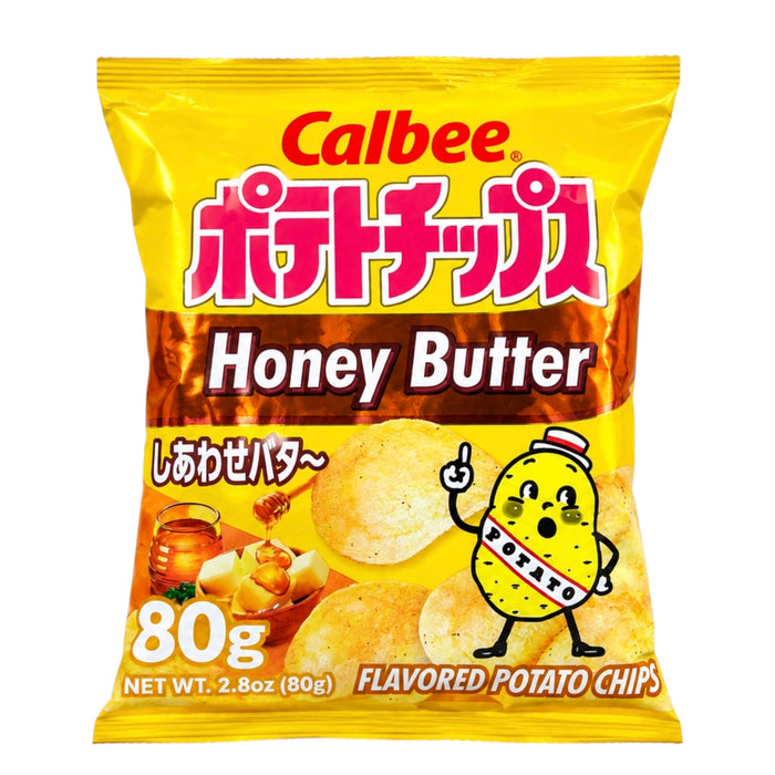 Calbee Potato Chips Honey Butter 2.8Oz