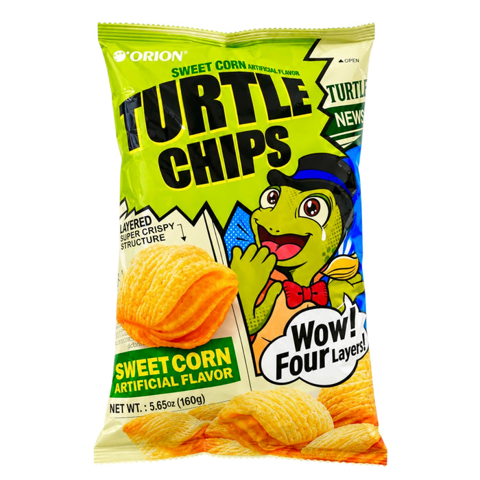 Orion Turtle Chips Sweet Corn 5.65Oz