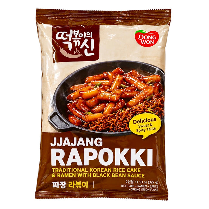 Jjajang Rapokki Rice Cake & Ramen 327G