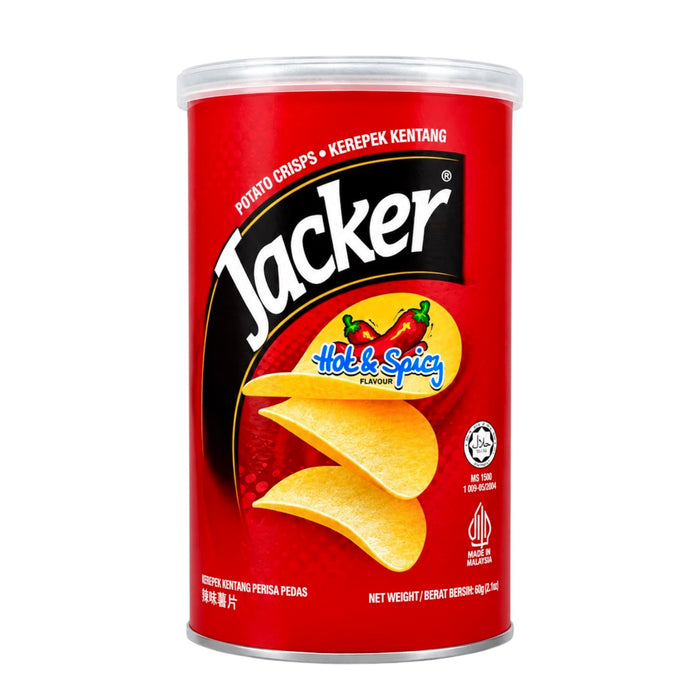 Jacker Halal Potato Chips Hot&Spicy 60G