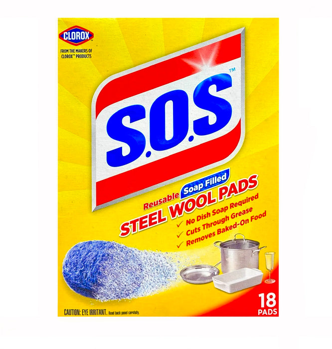 Clorox  Steel Wool Pads 18Pk