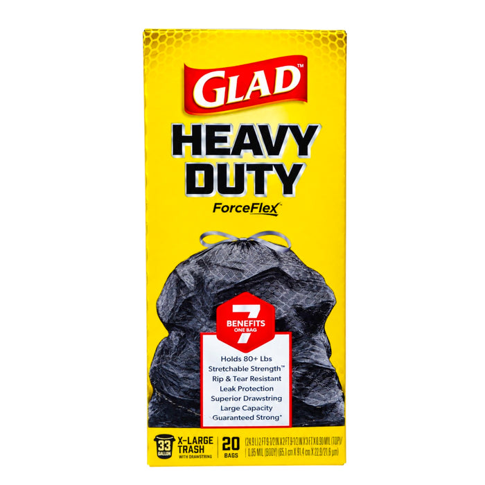 Glad Heavy Duty Force Flex Xl 20Bag
