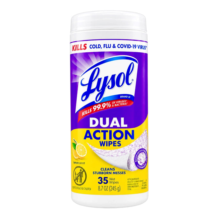 Lysol Dual Action Wipes 35/9.5Oz
