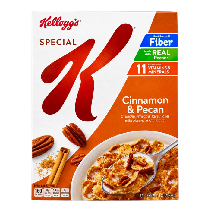 Kelloggs Special K Cinnamon&Pecan 11.8Oz