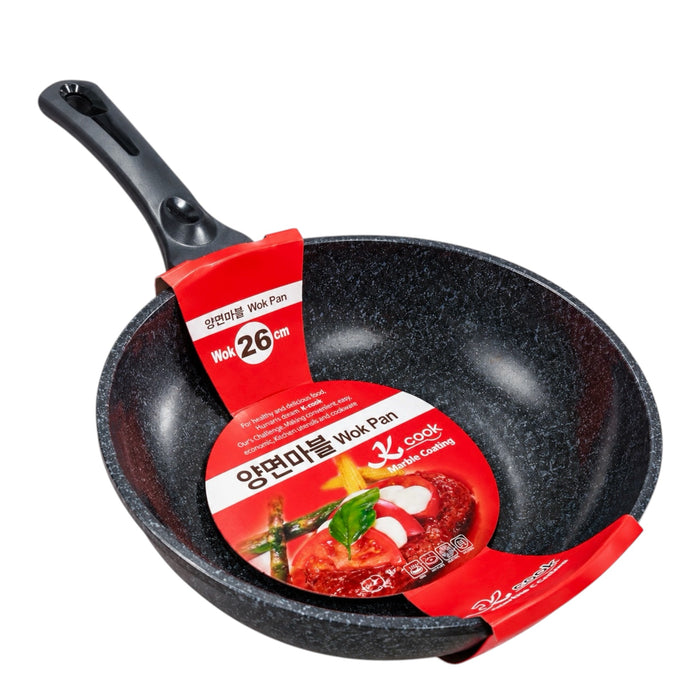 Kcook Al.Marble Coating Wok Pan 26Cm