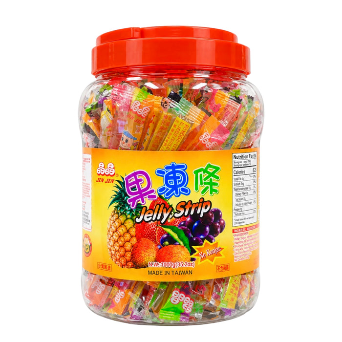 Jinjin Jelly Strip Assorted Flavor 1000G