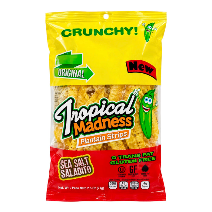Plantain Strips Sea Salt Crunchy 2.5Oz