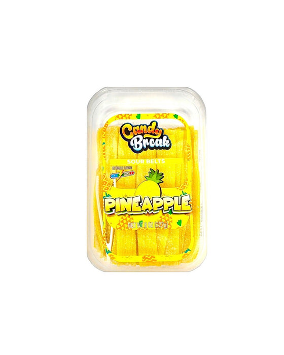 Candy Break Pineapple Sour Belts 8Oz