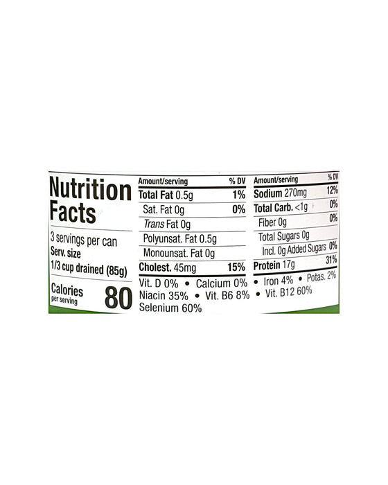 Bumble Bee Light Tuna In Water 12oz