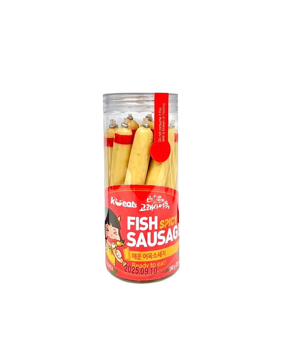 Keats Fish Sausage Spicy 8.47Oz