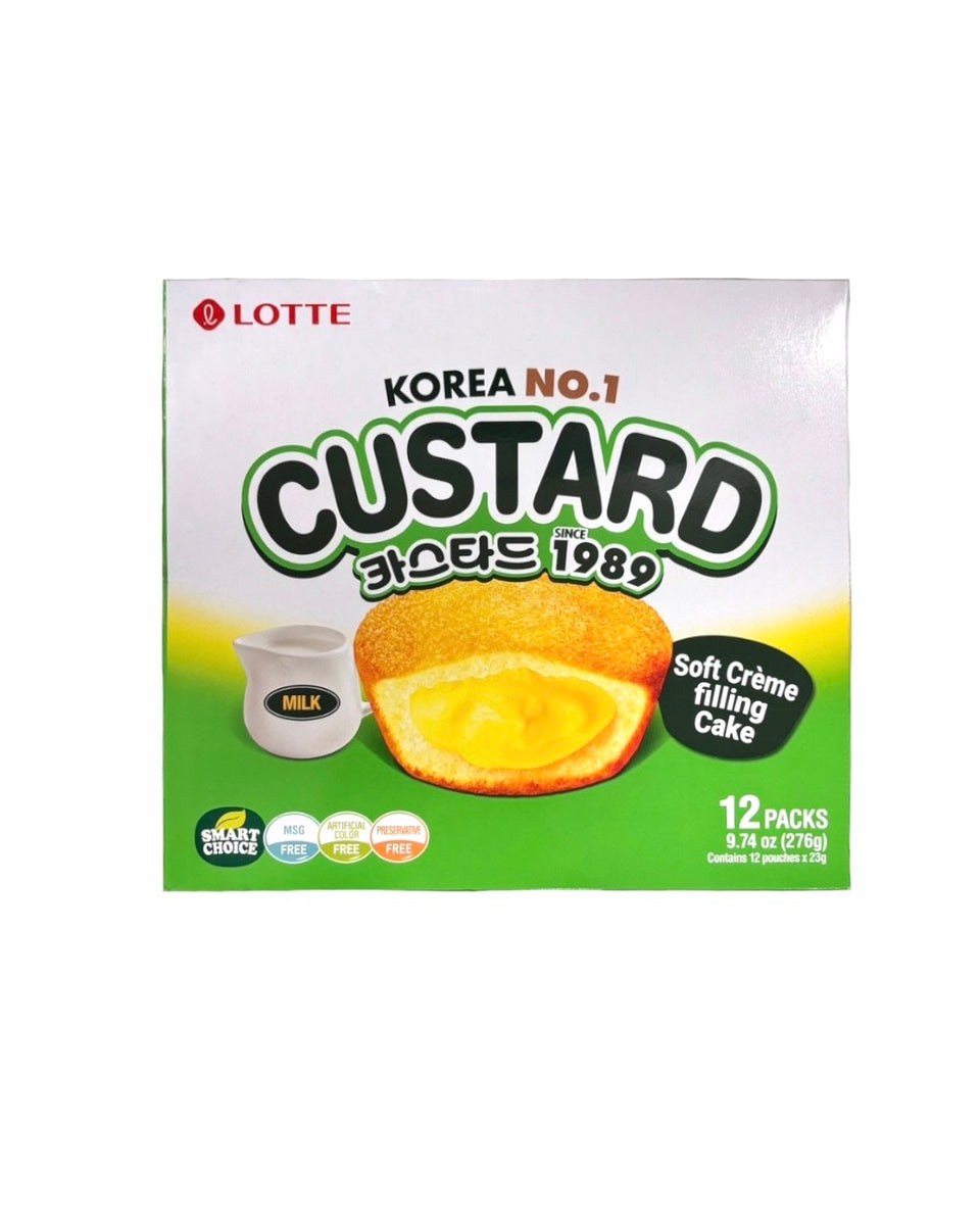 Lotte Custard Cream Cake 276g - H Mart Manhattan Delivery
