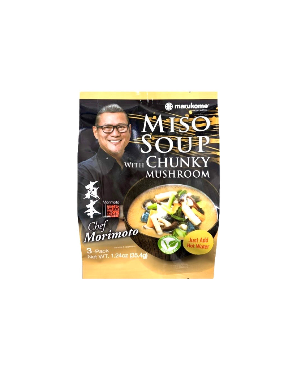 Marukome Miso Soup Mushroom 3/1.25Oz — H Mart Manhattan Delivery