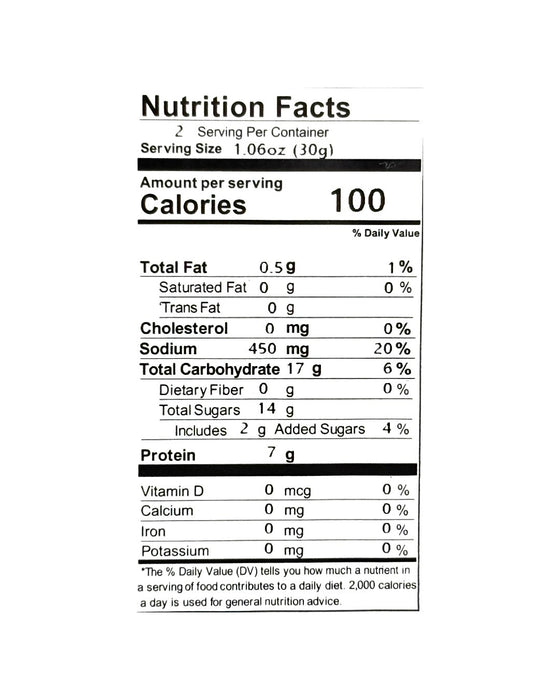 Dy Roasted Bartail Flathead 60G